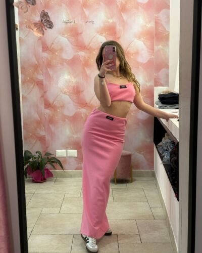 coordinato top+gonna LUMINA
