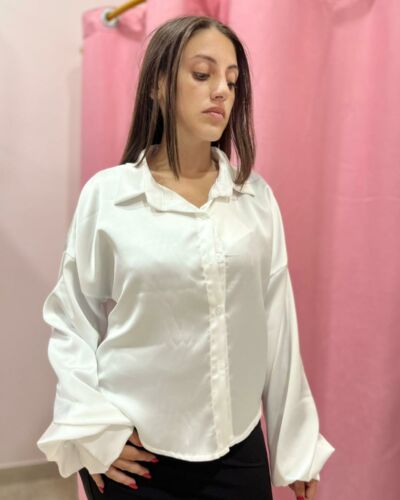 camicia seta bianca