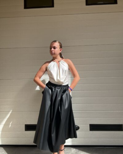 gonna ecopelle a campana