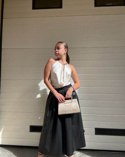 gonna ecopelle a campana